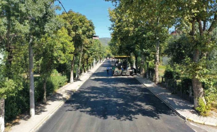 İbni Sina Caddesi’ne 500 ton asfalt