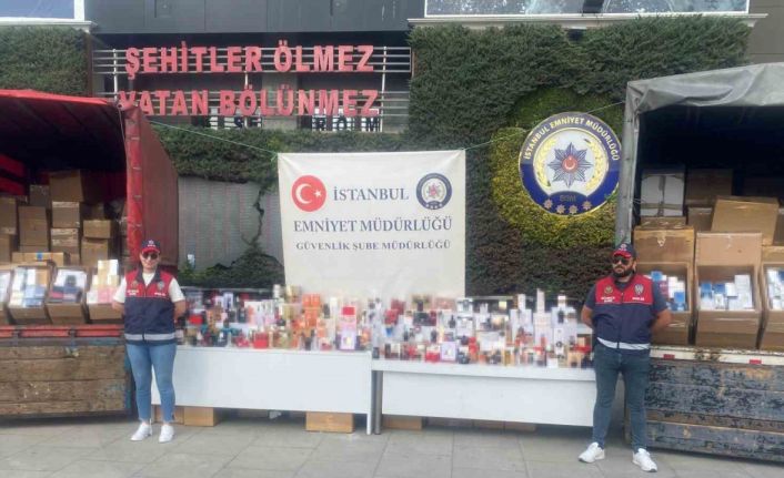 İstanbul’da 40 milyon liralık sahte parfüm operasyonu