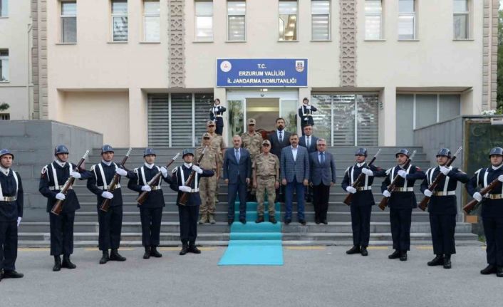 Jandarma Genel Komutanı ve Emniyet Genel Müdürü Erzurum’daydı