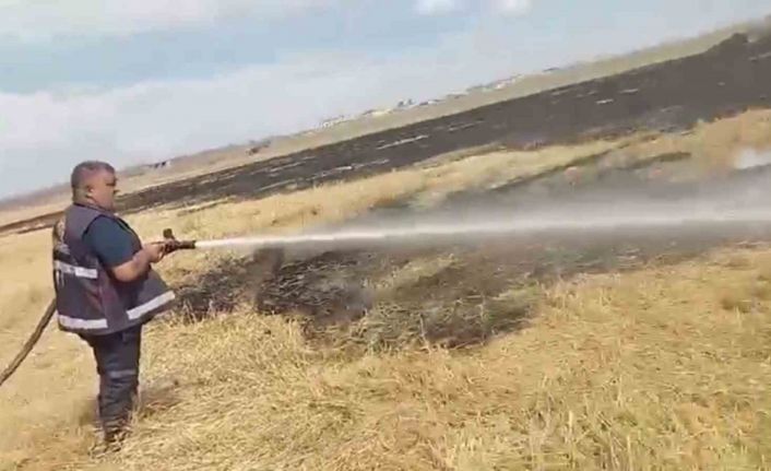 Kars’ta örtü yangınları söndürüldü