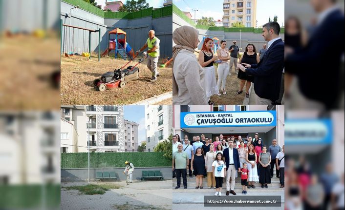 KARTAL BELEDİYESİ’NDEN OKULLARDA KAPSAMLI TEMİZLİK ÇALIŞMASI