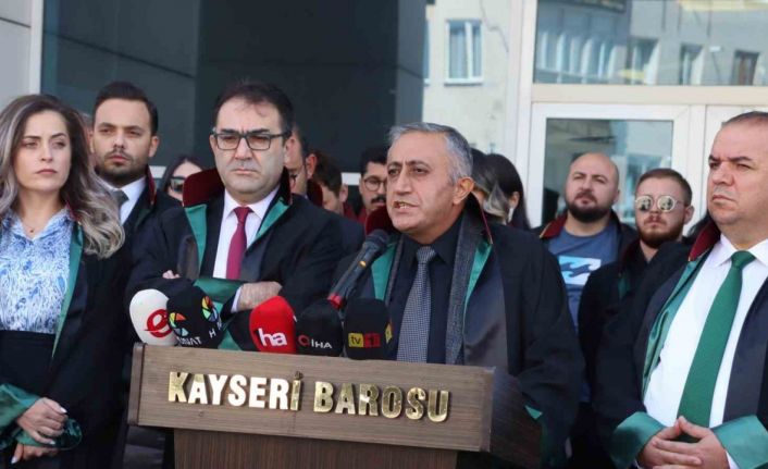 Kayseri Barosu’ndan avukatlara yönelik saldırılara tepki