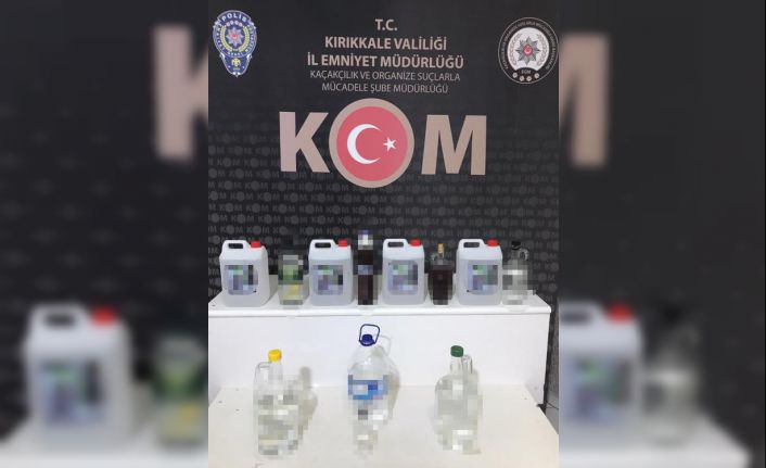 Kırıkkale’de kaçak sigara ve alkol operasyonu: 4 gözaltı