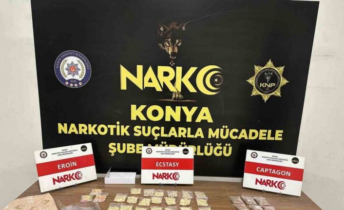 Konya’da uyuşturucu operasyonu