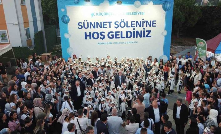 Küçükçekmece Belediyesi’nden 505 çocuk için toplu sünnet şöleni