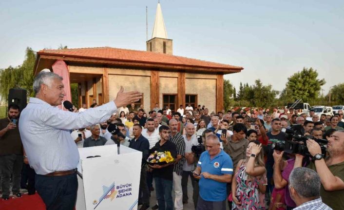 Küçükoba Mezarlığı Camisi’nin açılışı yapıldı