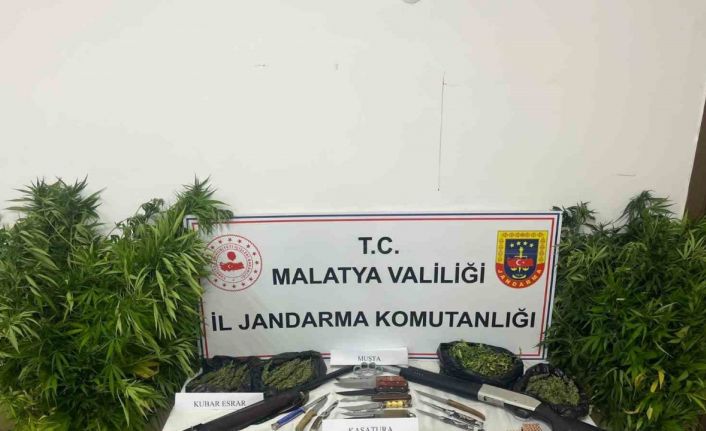 Malatya’da jandarmadan zehir tacirlerine büyük darbe