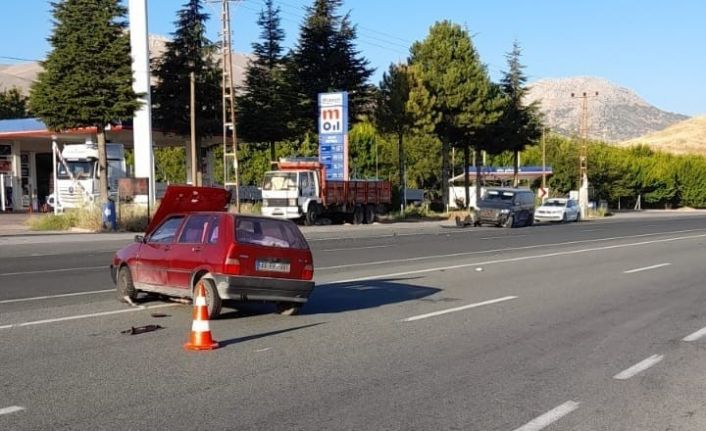 Malatya’da trafik kazası: 1 yaralı