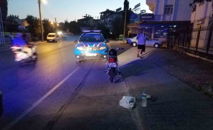 Manavgat’ta motosiklet kazası: 1 yaralı