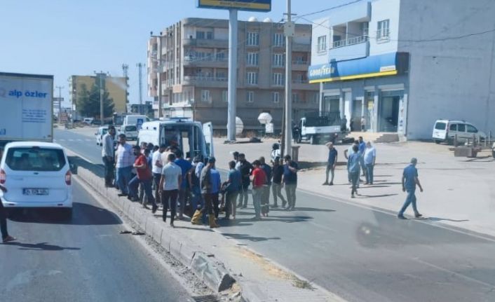 Mardin’de otomobilin yayaya çarptığı kazanın görüntüleri ortaya çıktı