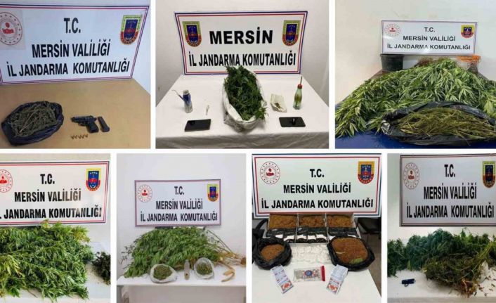 Mersin’de uyuşturucu operasyonu: 18 gözaltı