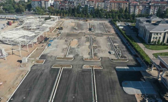 Milli İrade Meydanı’ndaki otoparkta sona doğru