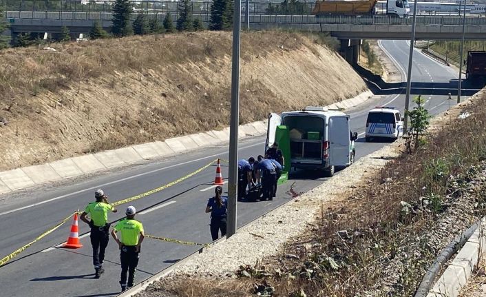 Motosiklet sürücüsü kazada hayatını kaybetti