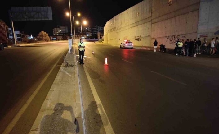 Motosiklet sürücüsünün öldüğü kazanın görüntüleri ortaya çıktı