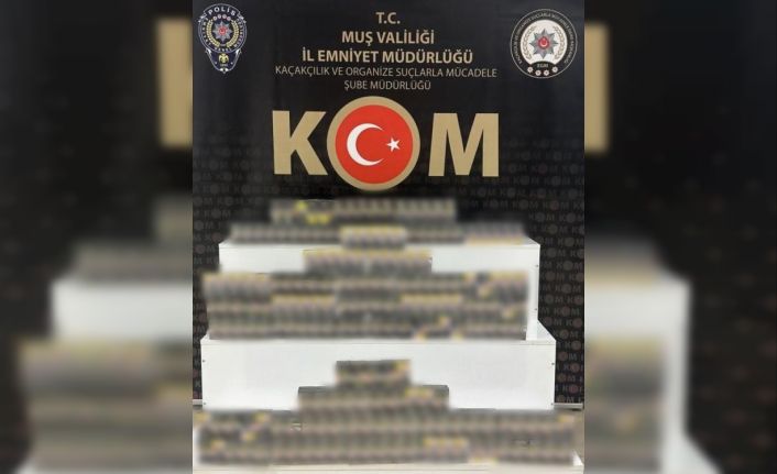 Muş’ta 390 paket kaçak sigara ele geçirildi