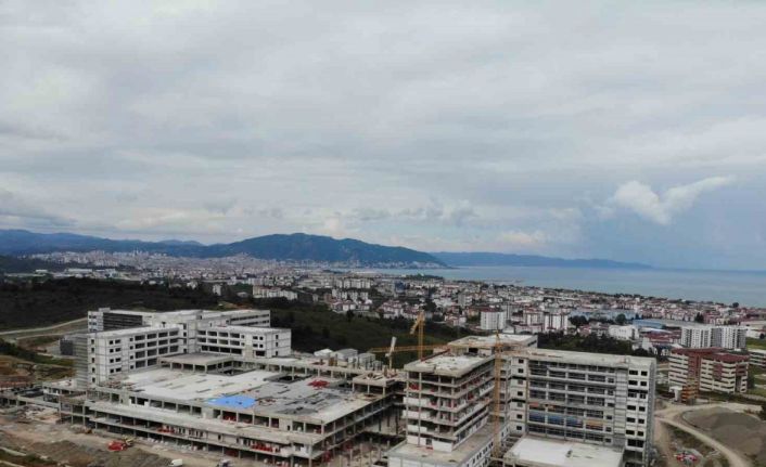 Ordu Şehir Hastanesi inşaatı yüzde 74’e ulaştı