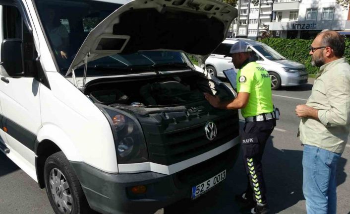 Ordu’da okul servislerine sıkı denetim