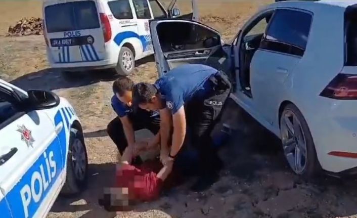 Oto hırsızı önce güvenlik kamerasına ardından polise yakalandı