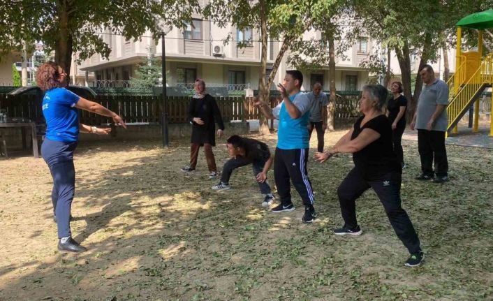 Özel çocuklar, sabah sporu ile iş başı yaptı