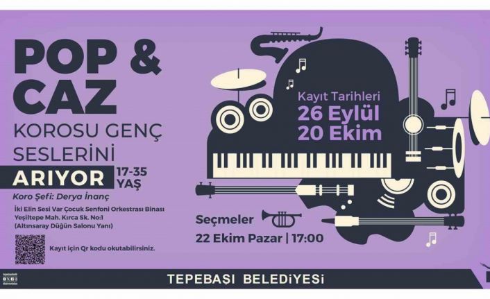 Pop ve Caz Korosu yeni seslerini arıyor