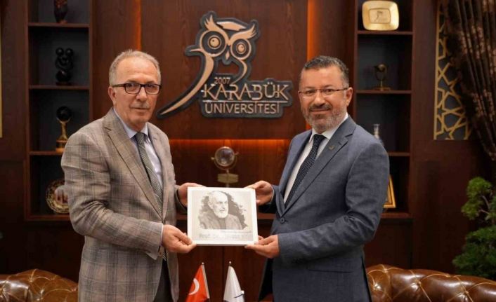 Rektör Uzun, Karabük Üniversitesi Rektörü Kırışık’ı ziyaret etti