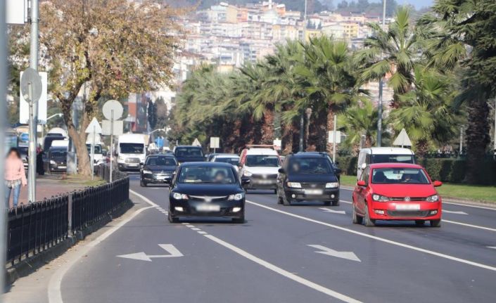 Samsun’da trafiğe kayıtlı araç sayısı 441 bini geçti