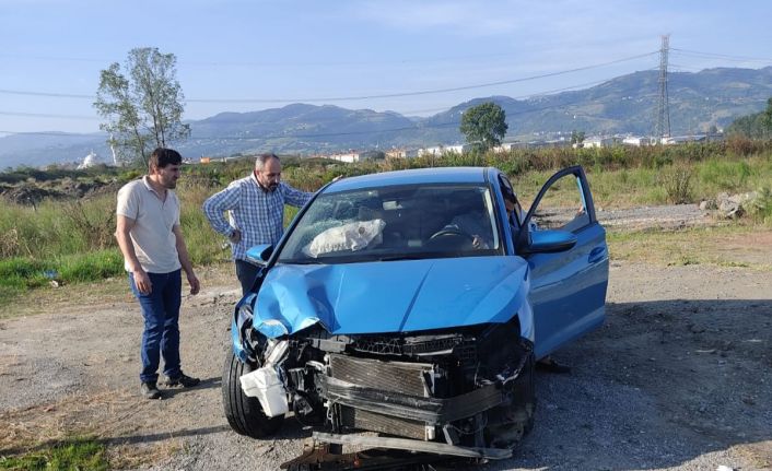 Samsun’da trafik kazası: 1 yaralı