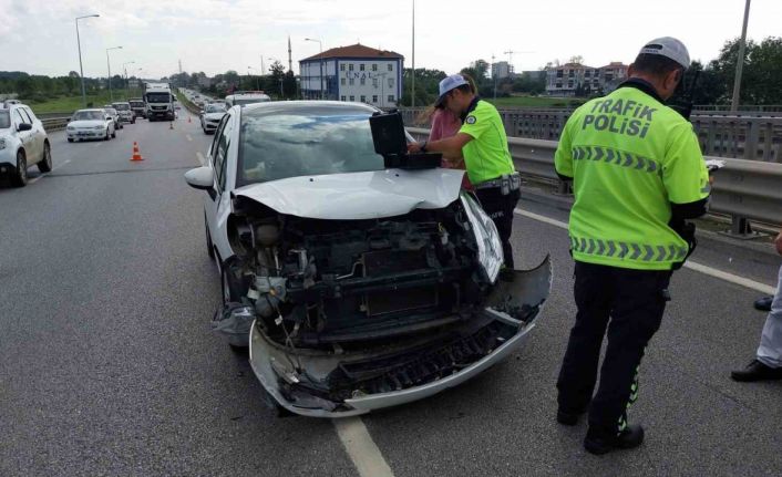 Samsun’da zincirleme kaza