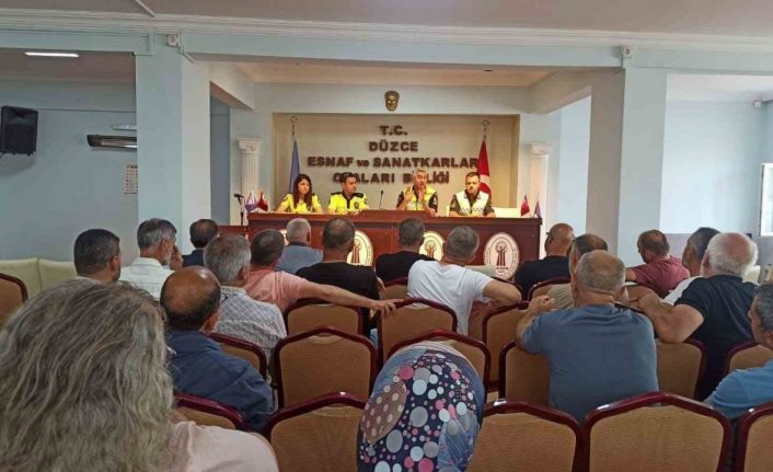Servis sürücüleri bilgilendirildi