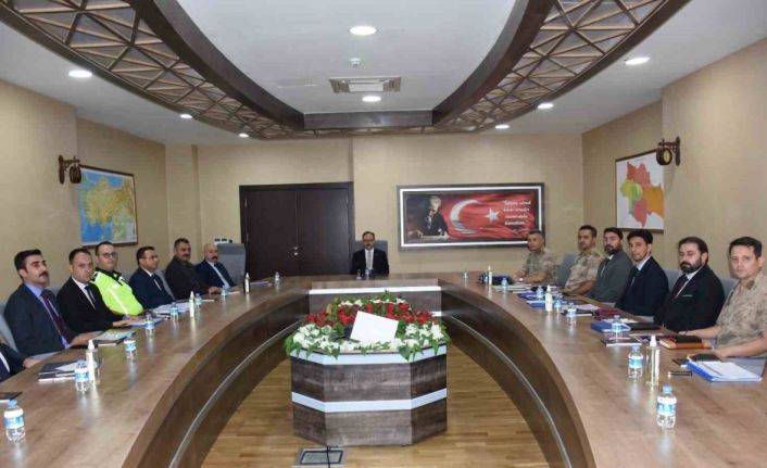 Siirt’te okullarda alınacak önlemler masaya yatırıldı