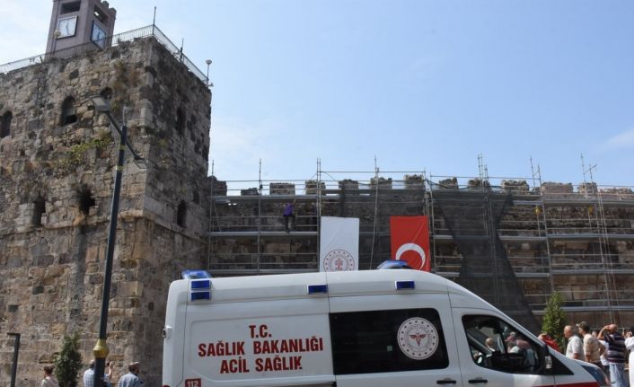 Sinop’ta kalede intihar girişimi