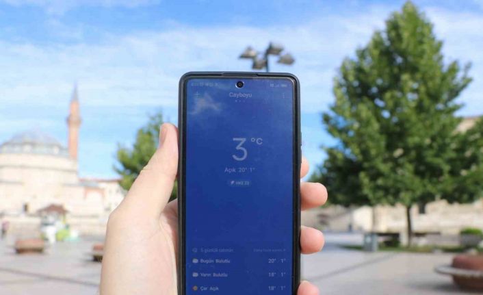 Sivas’ta kış erken geldi, termometreler 3 dereceyi gösterdi