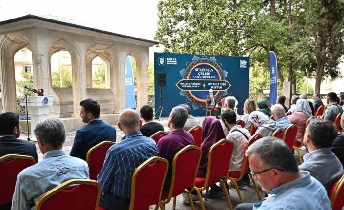 Süleyman Çelebi Mevlid Kandilinde anıldı