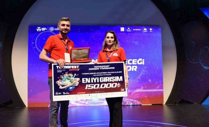 TEKNOFEST’te birinci olan projelerini anlattılar