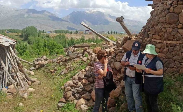 Tunceli’de hasar tespit çalışmaları tamamlandı