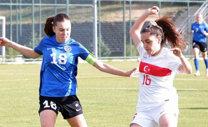 U19 Kadın Milli Futbol Takımı, Estonya’yı 3-2 yendi