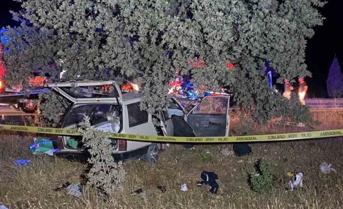 Uşak’ta trafik kazası: 1 ölü, 4 ağır yaralı