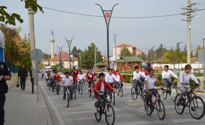 Beylikova’da bisiklet turu