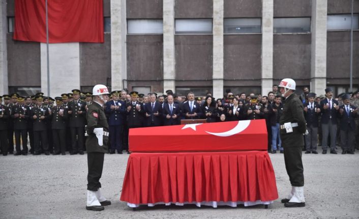 Edirne şehidi törenle memleketine gönderildi