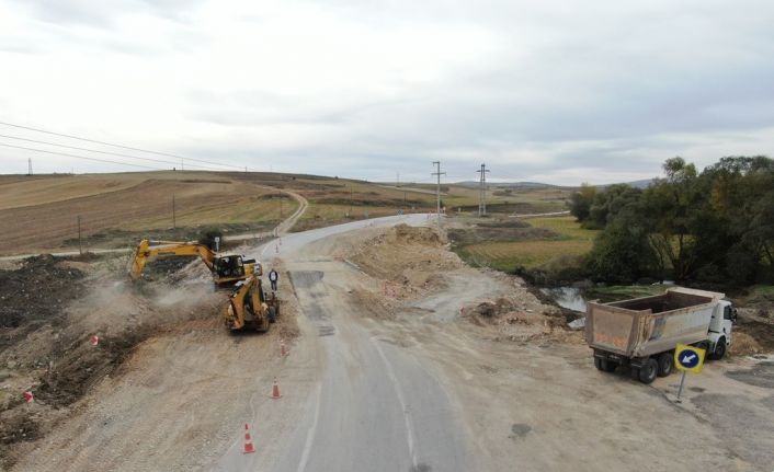 İnönü’deki köprü yenileme çalışmasında sona yaklaşıldı