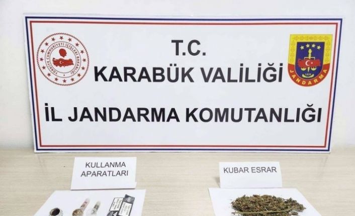 Karabük’te uyuşturucu operasyonu