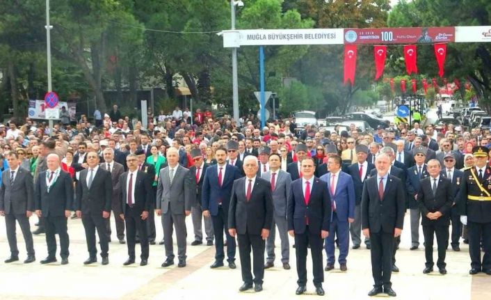 Muğla’da cumhuriyetin 100’üncü yılı kutlanmaya başladı