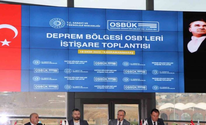 OSBÜK deprem bölgesindeki OSB’lerle buluştu