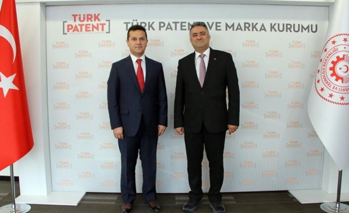 Rektör Topal, TÜRKPATENT Başkanı Durak’a çalışma ziyaretinde bulundu