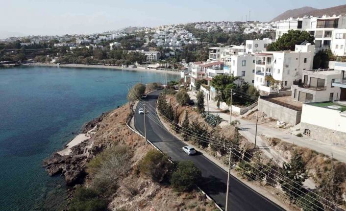 Bodrum’da tamamladığı kanalizasyon hatlarını hizmete alınıyor