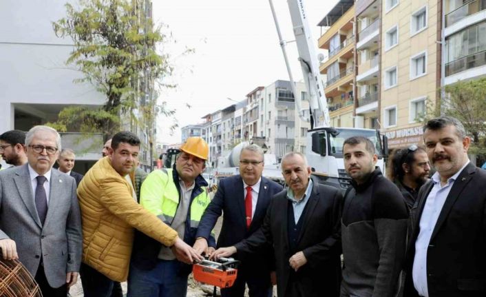 Hacı Saime Güleçyüz Kur’an Kursu binasının temeli atıldı