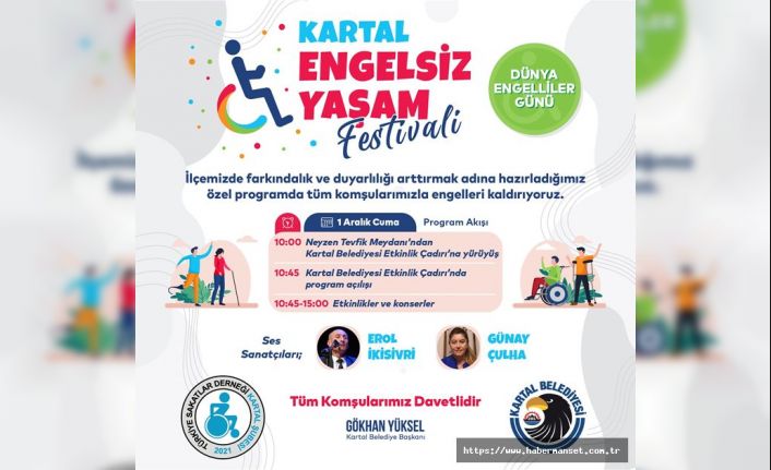 KARTAL BELEDİYESİ’NDEN ‘ENGELSİZ YAŞAM FESTİVALİ’