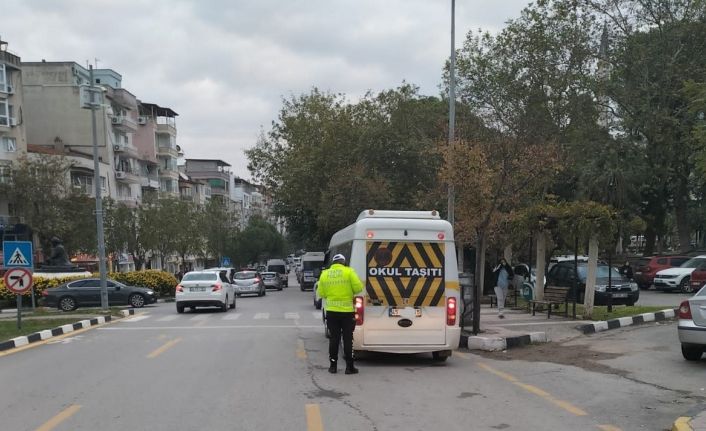 Manisa’da 304 okul servis aracından 6’sına ceza