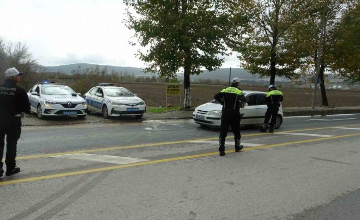 Menteşe’de kazaları önlemek amacıyla radar uygulaması yapıldı