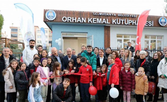 Mudanya Belediyesi Orhan Kemal Kütüphanesi açıldı